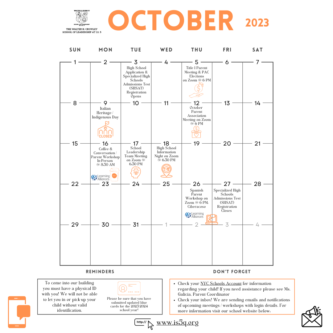 October 2023 Calendar 